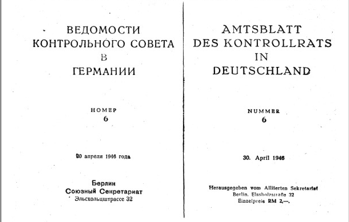 Amtsblatt-des-Kontrollrats-1946